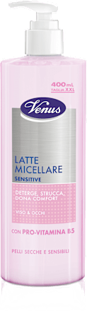 Latte micellare Sensitive addolcente con Pro-Vitamina B5 Venus