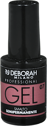 Gel lak za nohte Semi Permanent, 07 Dusky Pink DEBORAH MILANO PROFESSIONAL