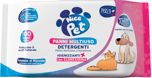 Panni multiuso detergenti per animali Nice Pet