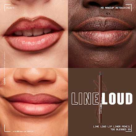 Ceruzka na pery Line Loud - 33 Too Blessed NYX PROFESSIONAL MAKEUP