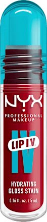 LIP I.V. hydratační lesk na rty Lip Gloss Stain, 11 Red-y. Set. Wet! NYX PROFESSIONAL MAKEUP