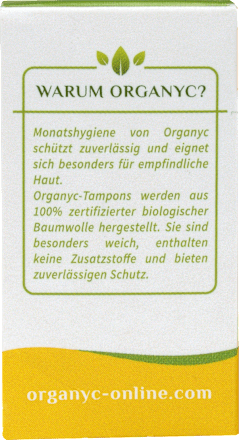 Bio Tampons Regular  Organyc