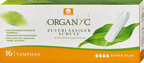 Tampons Super Plus Organyc
