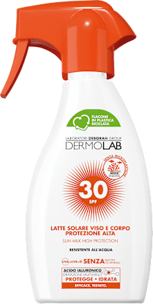 Latte solare viso e corpo protezione alta SPF30 DERMOLAB