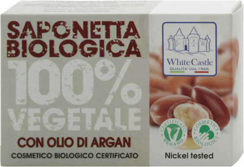 Sapone solido biologico con olio di argan  White Castle