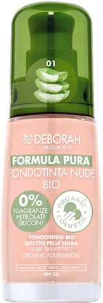 Formula Pura make-up Fondotinta Nude BIO 01 DEBORAH MILANO FORMULA PURA