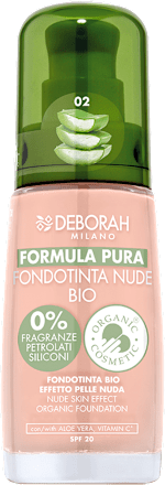 Formula Pura make-up Fondotinta Nude BIO 02 DEBORAH MILANO FORMULA PURA