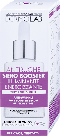 Siero booster antirughe illuminante energizzante DERMOLAB