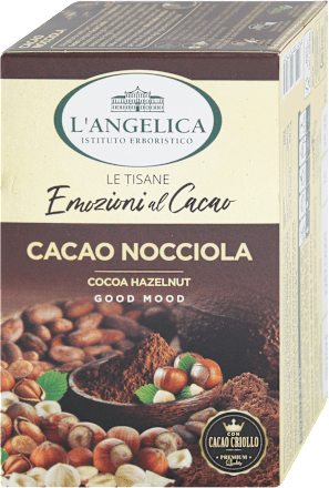 Emozioni al cacao - tisana cacao nocciola  L'ANGELICA