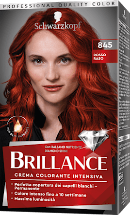 Colorazione permanente rosso raso Schwarzkopf Brillance