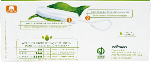 Bio Tampons Super Plus Organyc