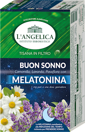 Tisana del buon sonno con melatonina L'ANGELICA