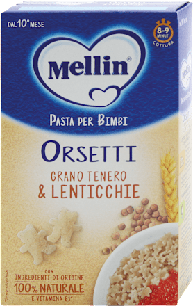 Orsetti di grano tenero e lenticchie Mellin