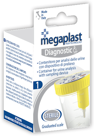 Contenitore sterile per urine megaplast