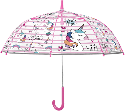 Ombrello manuale unicorno assort. Perletti