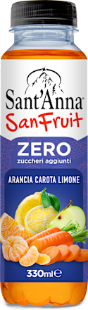 Bevanda gusto arancia, carota e limone Sant'Anna SanFruit