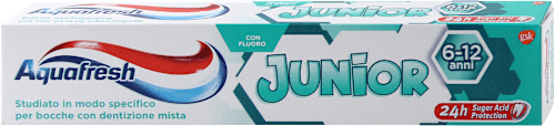 Dentifricio Junior per bambini Aquafresh