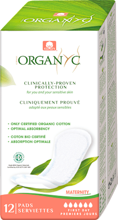Einlagen für das Wochenbett Organyc