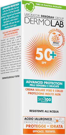 Crema solare viso SPF50+ DERMOLAB