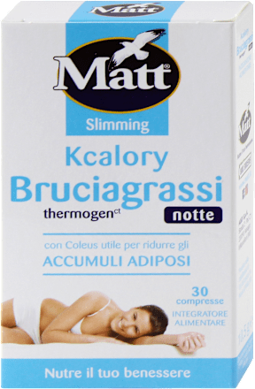 Slimming KCalory Bruciagrassi thermogen notte Matt
