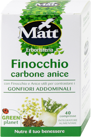 Erboristeria Finocchio, carbone e anice Matt