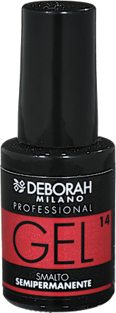 Gel lak za nohte Semi Permanent, 14 Strawberry Red DEBORAH MILANO PROFESSIONAL