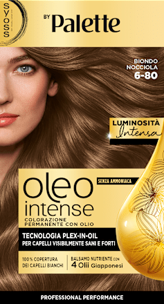 Colorazione permanente 6-80 biondo nocciola syoss Oleo Intense