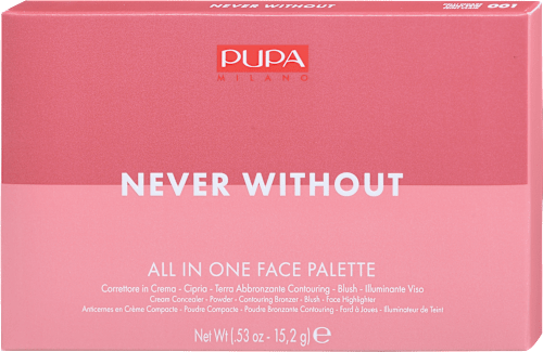 Paleta za ličenje obraza Never Without 01  PUPA