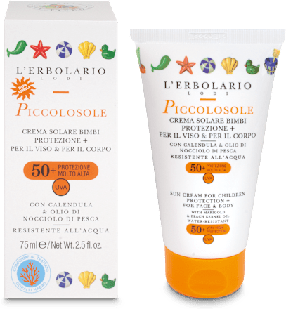 Piccolosole krema za sunčanje za djecu, SPF 50+ L'ERBOLARIO