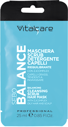 Maschera Scrub Detergente Capelli Sebo Balance vitalcare