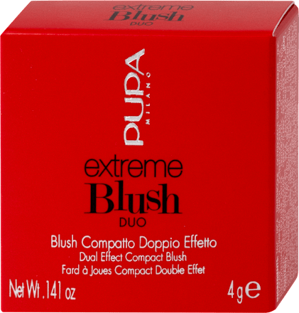 extreme Blush Duo rumenilo – 140 Radiant Flamingo - Glow Creamy  PUPA