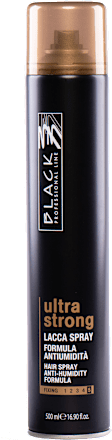 Лак за коса Ultra Strong BLACK PROFESSIONAL LINE