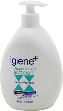 Sapone liquido antibatterico  igiene+