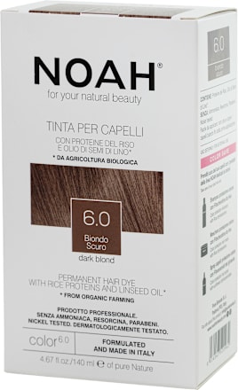 Vopsea de păr permanentă 6.0 blond închis NOAH
