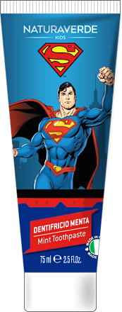 Dentifricio alla menta Superman  NATURAVERDE KIDS