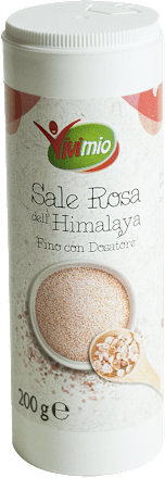 Sale rosa fino dell'Himalaya con dosatore Vivimio