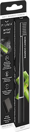Spazzolino Bamboo Carbon Piuma
