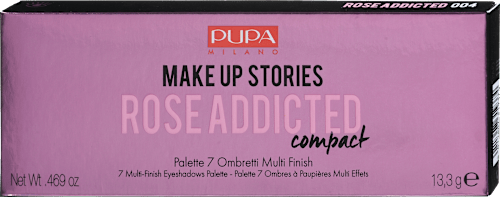 Paleta senčil za veke Make up stories palette 004 Rose Addicted  PUPA
