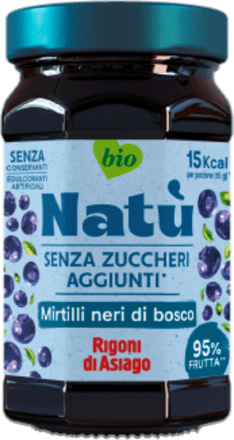 Bio voćni namaz od borovnica bez šećera Natù