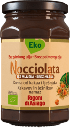 Eko krem namaz od lješnjaka i kakaa bez mlijeka Rigoni di Asiago