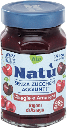 Natù bio composta di ciliegie e amarene Rigoni di Asiago