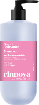 Shampoo con cheratina vegetale  Organic Innovation