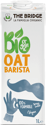 Napój owsiany Bio Organic Barista, bez dodatku cukru The Bridge