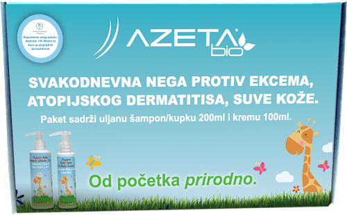 Paket za ekcem i suvu kožu AZETA bio