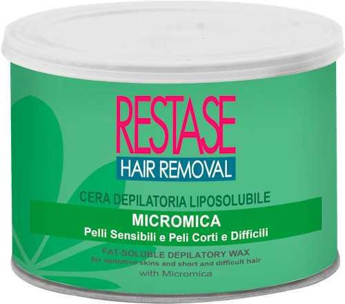 Cera depilatoria liposolubile con micromica RESTASE