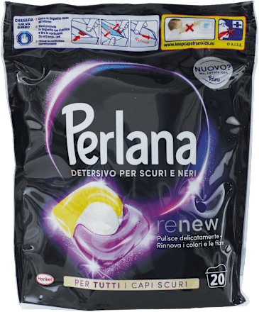 Detersivo per capi scuri e neri in caps Perlana