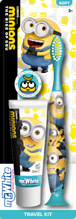 Kit viaggio Minions dentifricio e spazzolino Mr.White
