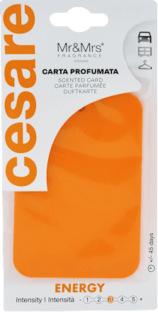 Vôňa do auta Cesare Scented Card - Energy Mr&Mrs