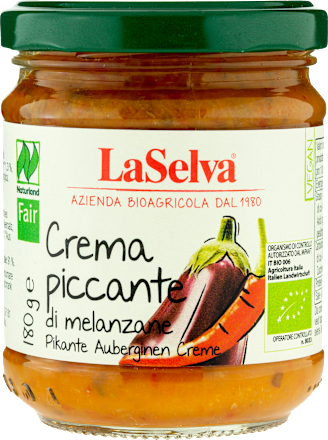 Gemüseaufstrich, Auberginen Creme, pikant LaSelva