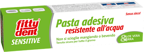 Pasta adesiva resistente all'acqua Sensitive fittydent